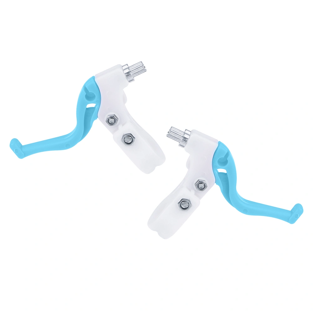 Pair of Children Brake Lever Brake Handle Kids Bike Cycling Brake Levers Bike Spare Parts Accessories (Blue)