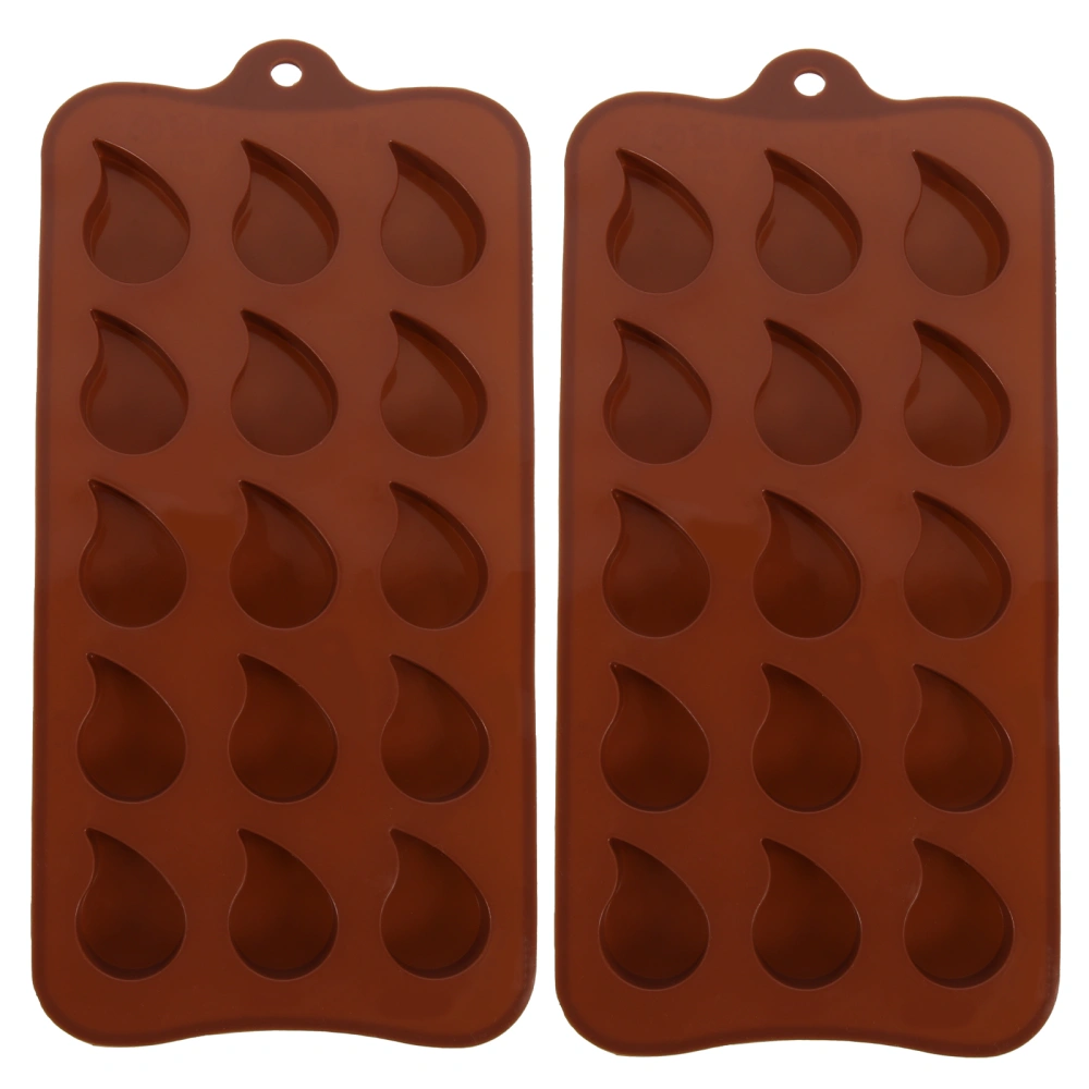 2PCS Creative Shaped Design Baking Tools Baking Gadgets Multi-Purpose Silicone Molds for Chocolate (Style 16, Random Color)