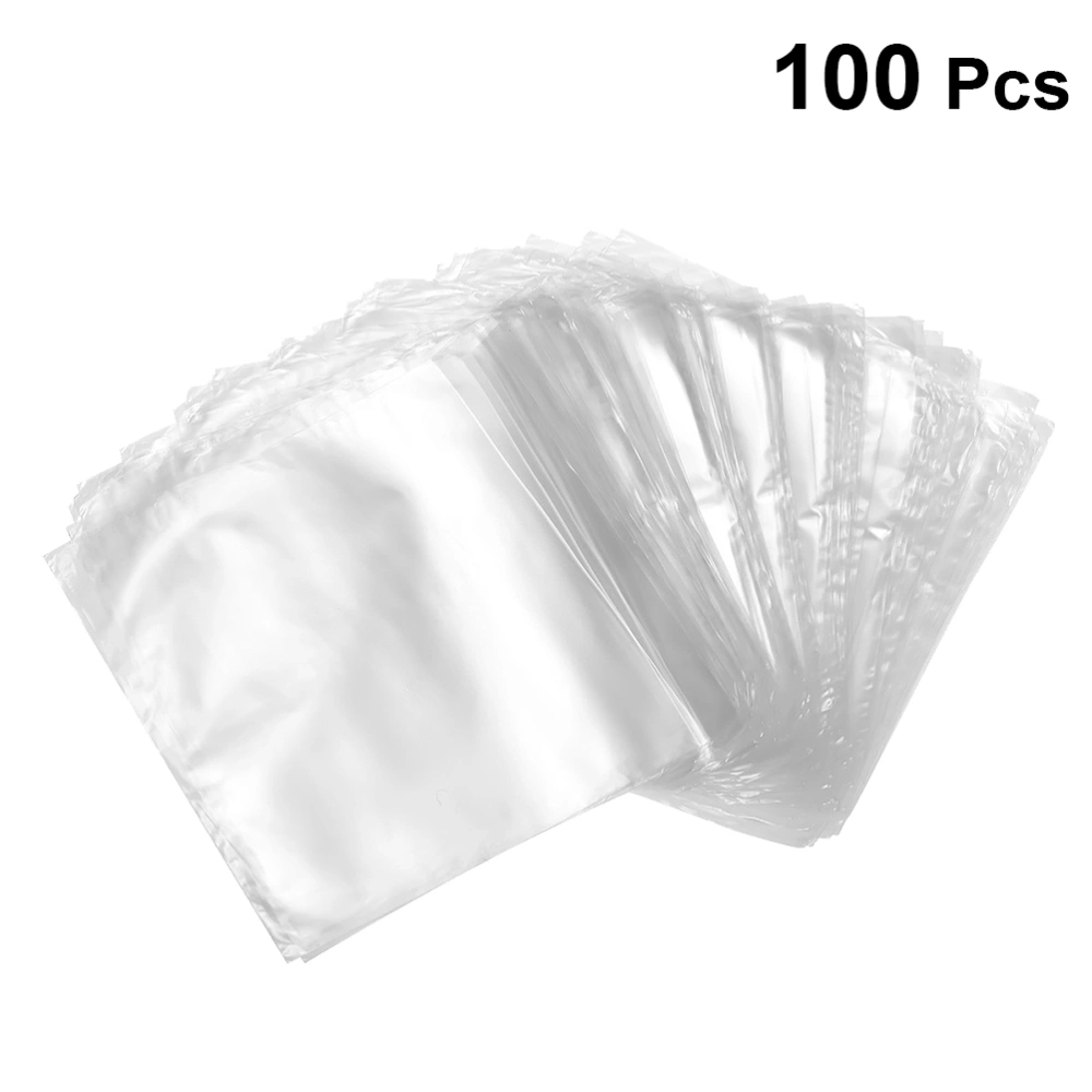 100pcs POF Heat Shrink Wrap Bags Waterproof Laminating Film Transparent Heat-shrinkable Bag for Soaps Bath Bombs DIY Crafts Size 2