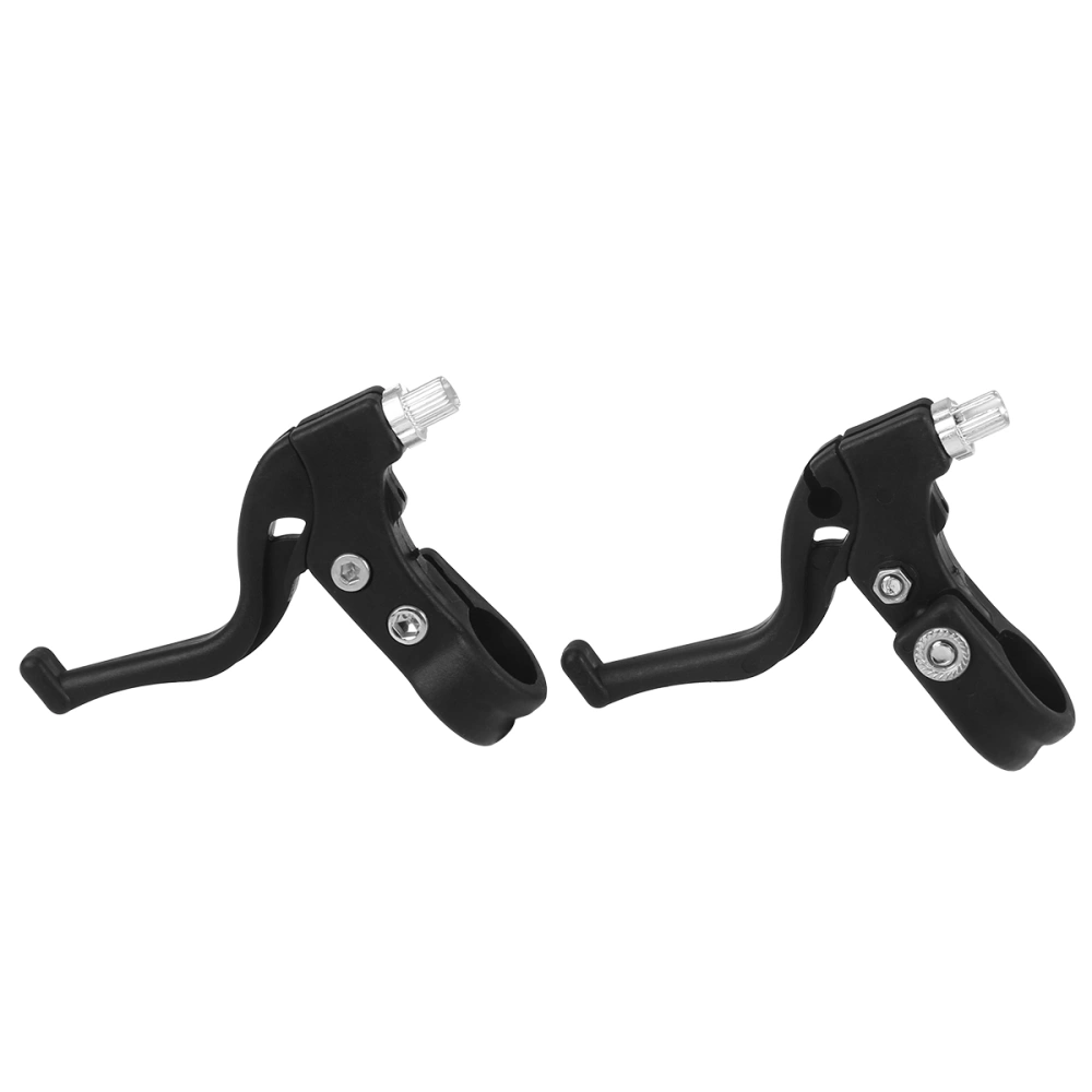 1 Pair of Children Brake Lever Brake Handle Kids Bike Cycling Brake Levers Bike Spare Parts Accessories (Black)