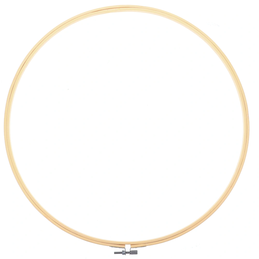 1PC 40cm Bamboo Embroidery Circle Frame DIY Craft Cross Stitch Chinese Traditional Sewing Manual Tool