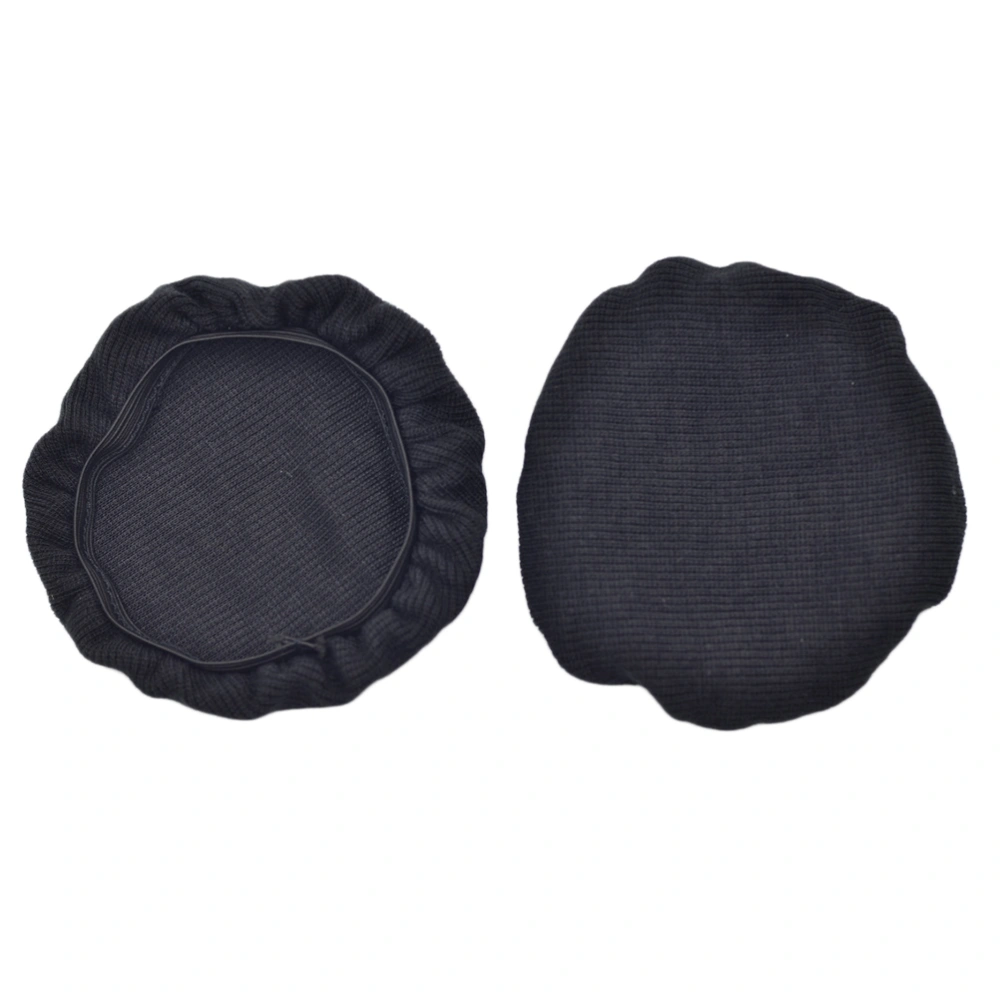 2pcs Stretchable Fabric Headphone Covers Washable Sanitary Ear Pad Earcup Earpad Covers Fit Most On Ear Headphones with 6-8.5cm