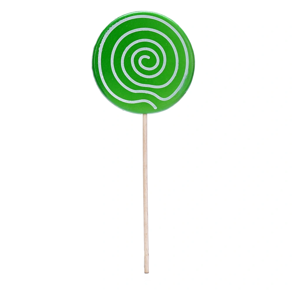 Simulation Lollipop Decoration Creative Lollipop Crafts Lollipop Photot Props Photography Accessories for Kids (Green)