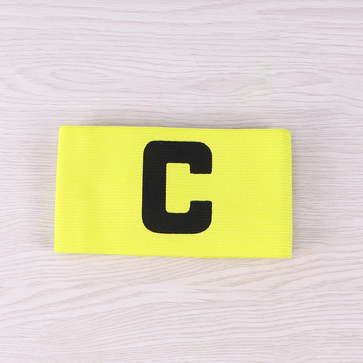Football Soccer Captain Armband Adjustable Soccer Rugby Basketball Player Bands (Yellow)