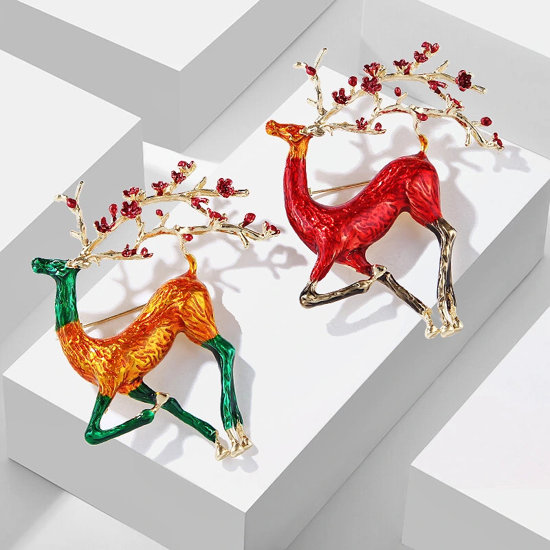 Elk Corsage Large Brooch Brooch Clothing Accessories