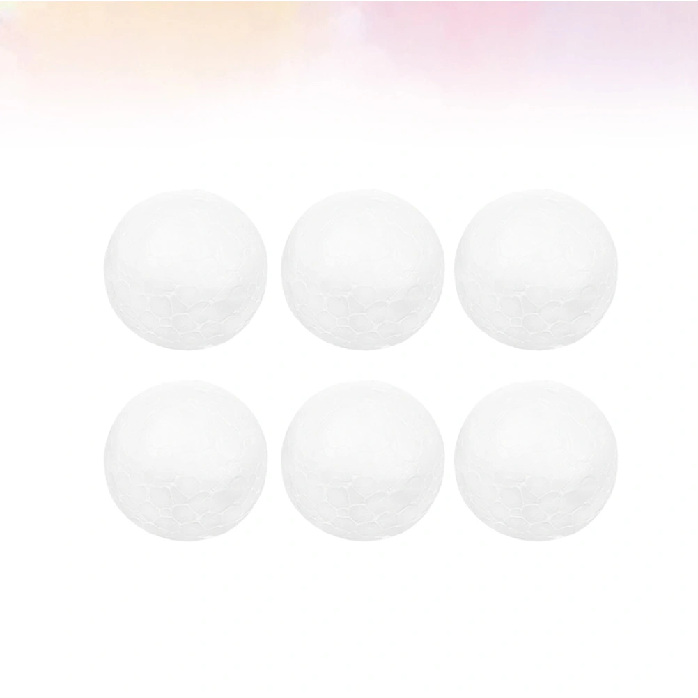 6pcs 12cm Solid Ball Children DIY Craft Material Funny Round Ball Ornament