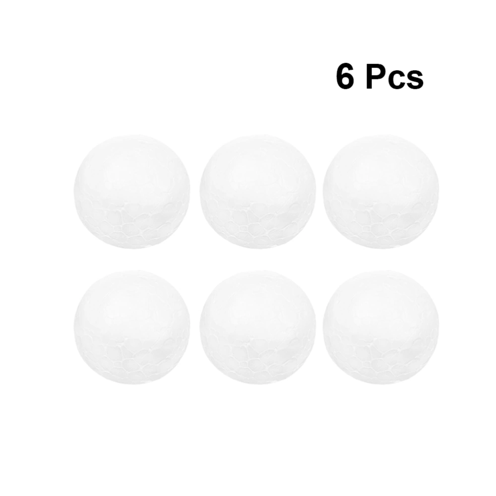 6pcs 12cm Solid Ball Children DIY Craft Material Funny Round Ball Ornament