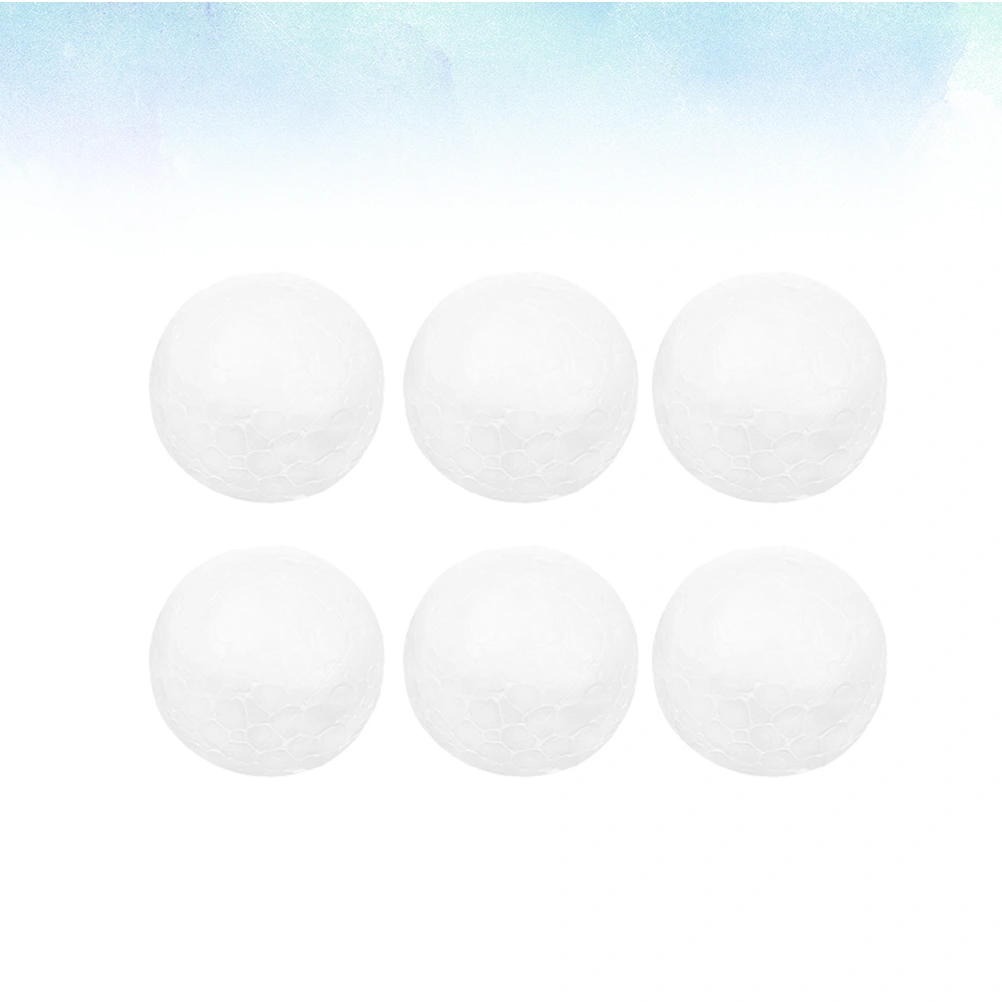 6pcs 12cm Solid Ball Children DIY Craft Material Funny Round Ball Ornament