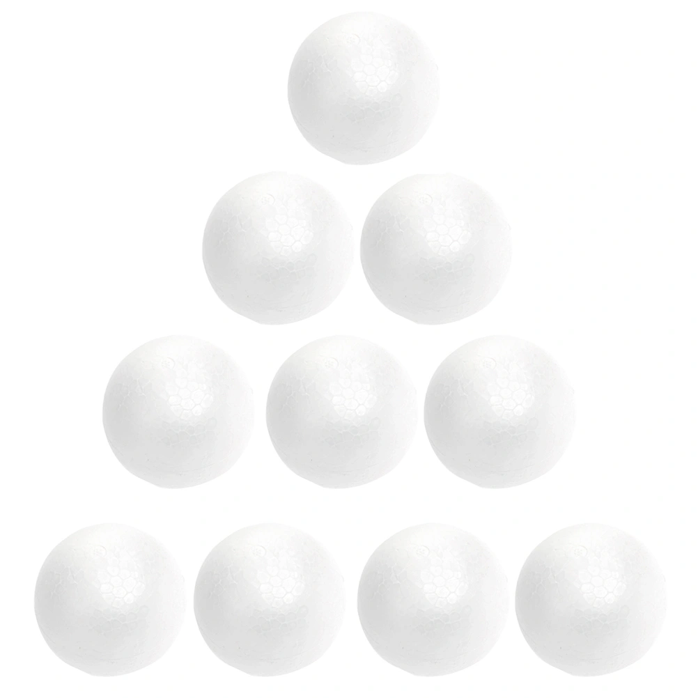 12pcs 10cm Solid Ball Children DIY Craft Material Funny Round Ball Ornament