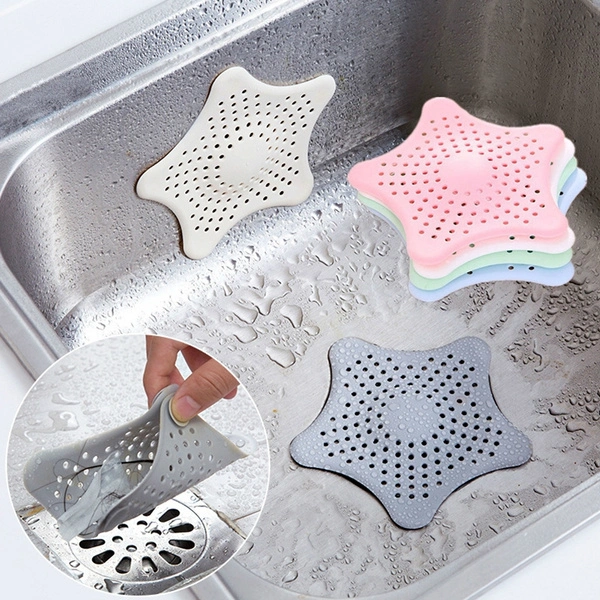 Kitchen accessories Star-shaped drain cover basin sink filter Shower filter