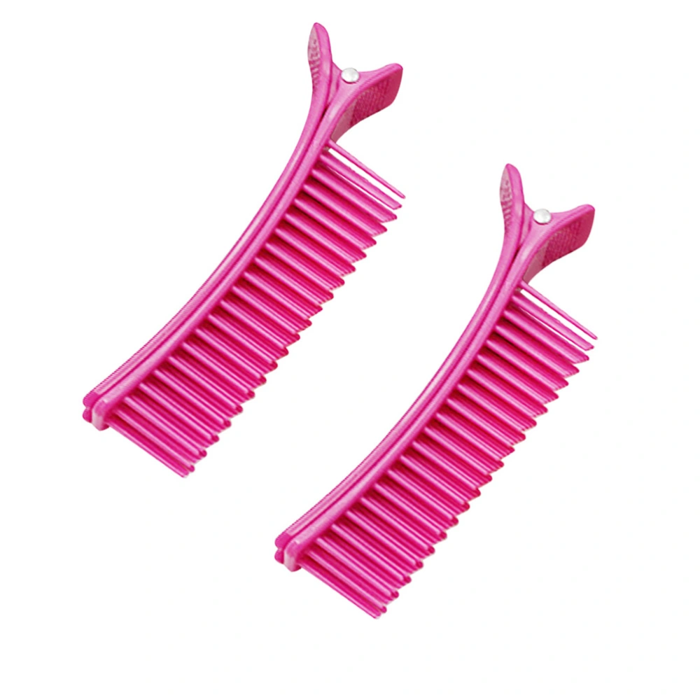 2pcs Multi Function Hairdressing Clips Salon Cutting Dying Styling Hair Clips Hair Layering Clip (Large Size As Shown)