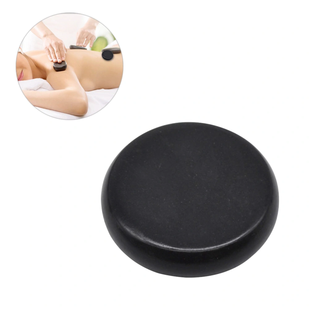 3pcs Power Stone Massage Stone Volcano Stone SPA Power Stone Natural Massage Stones (Size 5 Flat Side)