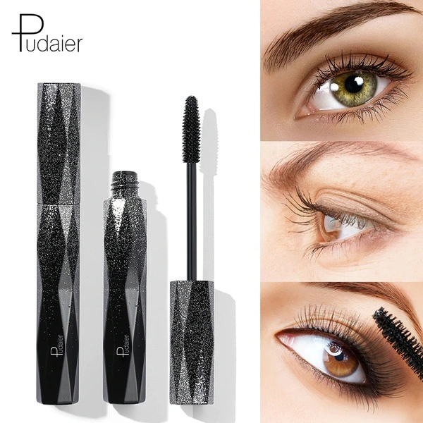 Health & Beauty Pudaier 4d Curling Black Mascara Waterproof Lengthening Silk-Fiber Thick Professional Makeup for Eyelash Female Korean Cosmetics