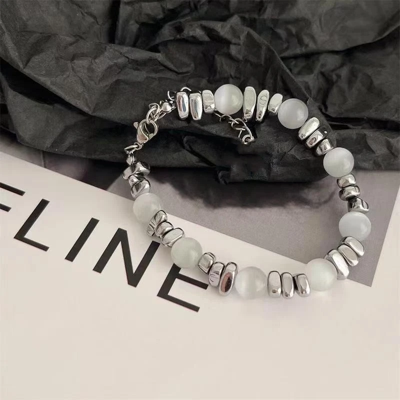 Silver Coin Splice Bracelet