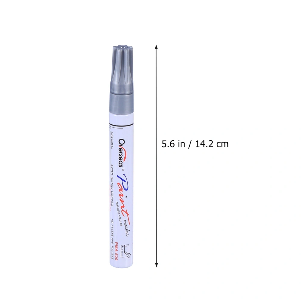 Car Paint Scratching Repair Touch Up Paint Marker Pen Concealing Tool (Silver)