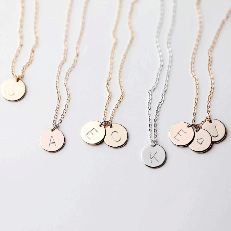 Simple And Versatile 26 English Letter Necklace