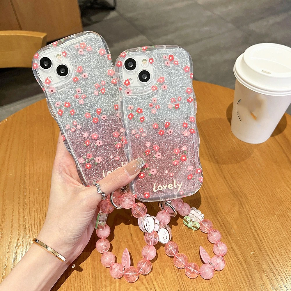 Gradient Glitter Card Type Mobile Phone Protective Case