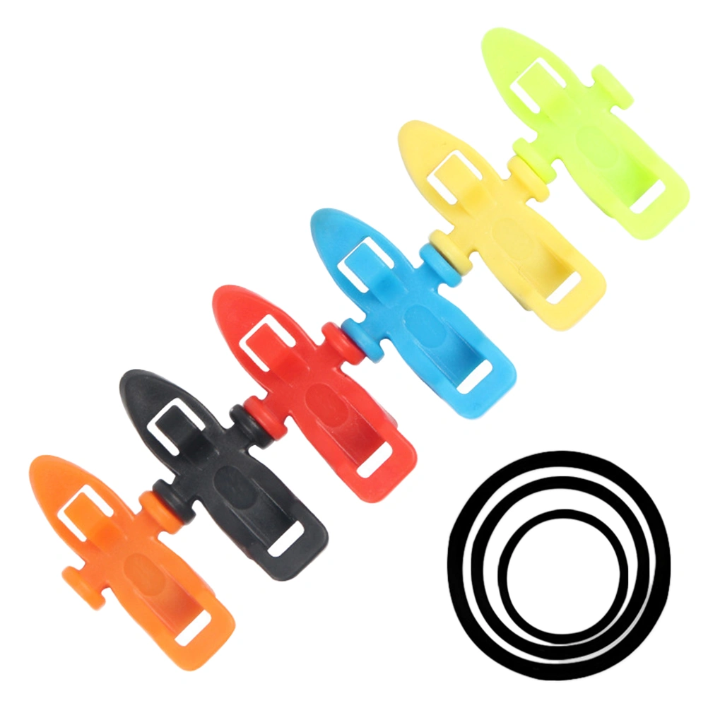 Fishing Pole Hook Keepers Bait Holders Easy Secure Lures Jig Hooks for Fishing Rod Fishing Accessories (Random Color)