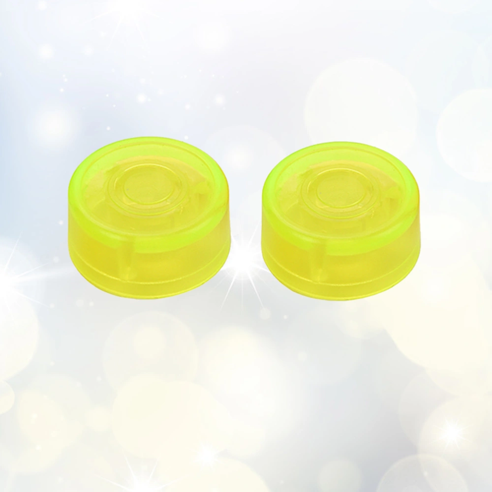 2pcs Electric Guitar Effect Pedal Foot Nail Amplifiers Candy Color Foot Switch Toppers Knob Musical Instrument Accessories (Light Green)