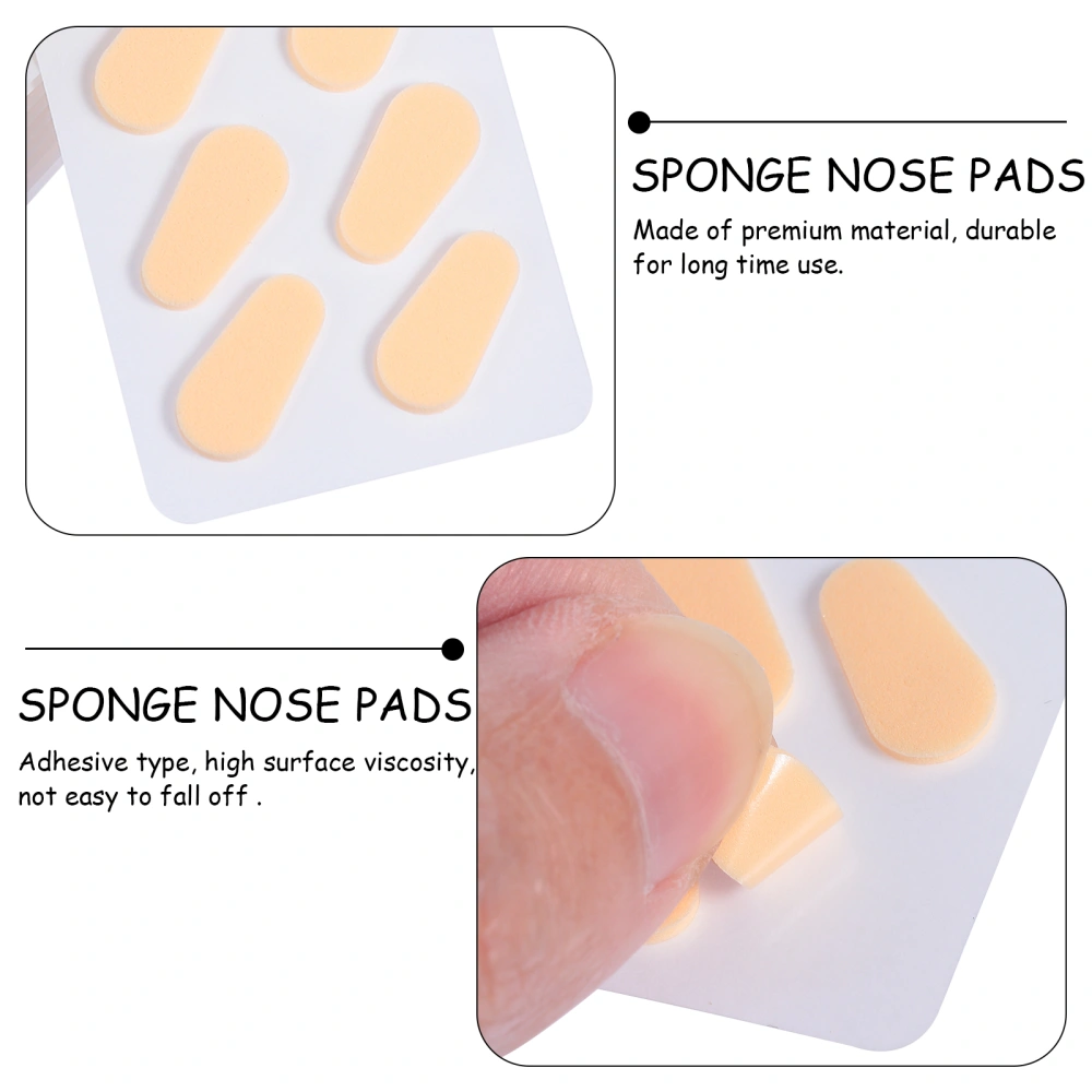 40 Pairs Anti-Skid Eyeglass Nose Pads Glasses Nose Pad Sponge Cushion Repair Kit