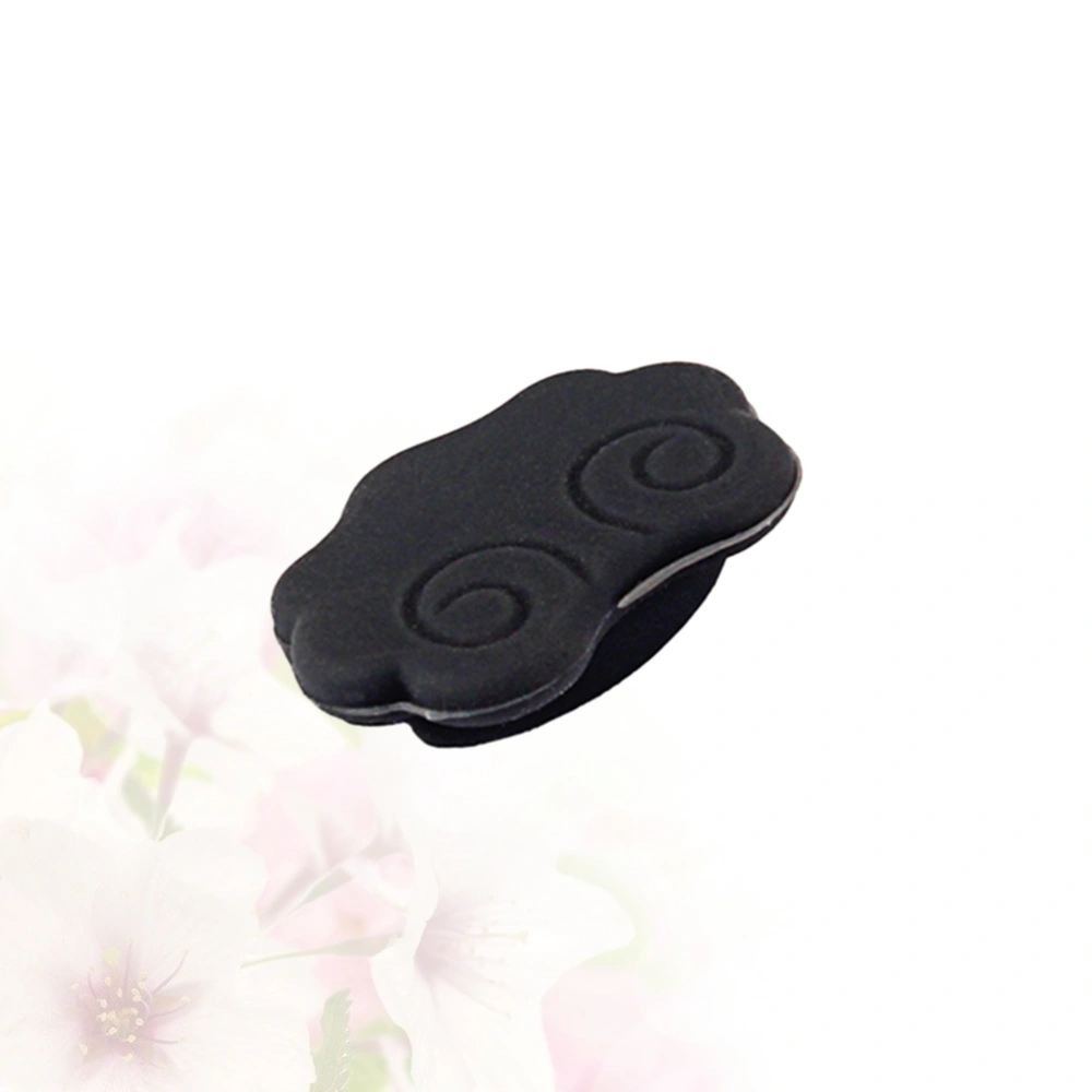 Chinese Erhu Sound Filter Silencer Pads for String Instrument Parts Accessories (Black)