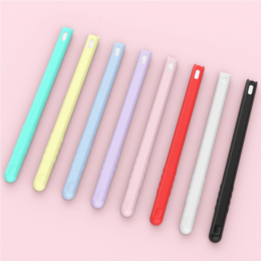 3 Pcs Silicone Case Protective Pouch Holder Nib Cover Protective Case Skin for Stylus Pen White (1pc Stylus Pen Cover and 1pc Round Nib Cover and 1pc Nib Cover)