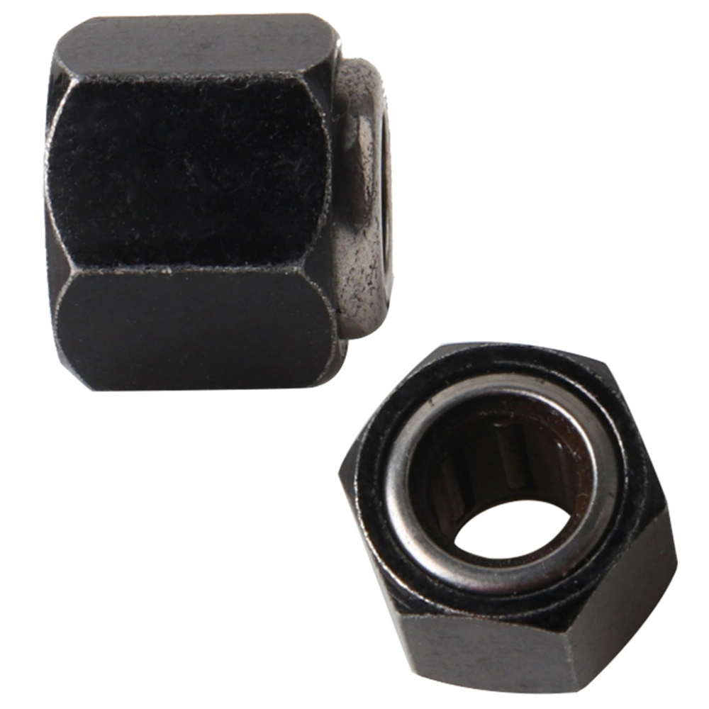 Racing HSP R025 Hex Nut One Way Bearing for 1/10 Nitro Engine 1/10 RC Spare Parts (Black)