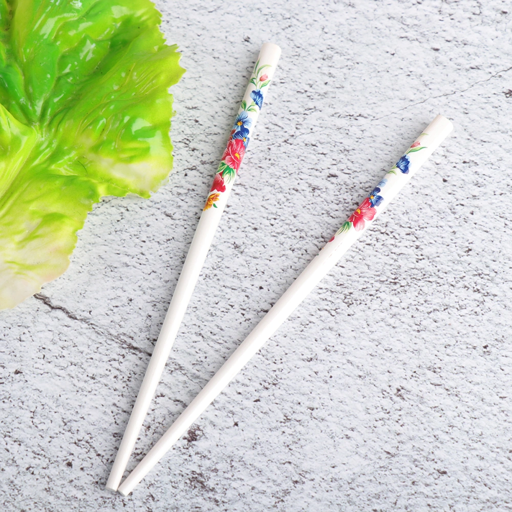 1 Pair Floral Hair Sticks Chopsticks Lady Flower Peony Pattern Hair Accessories Fashion National Style Hair Pin