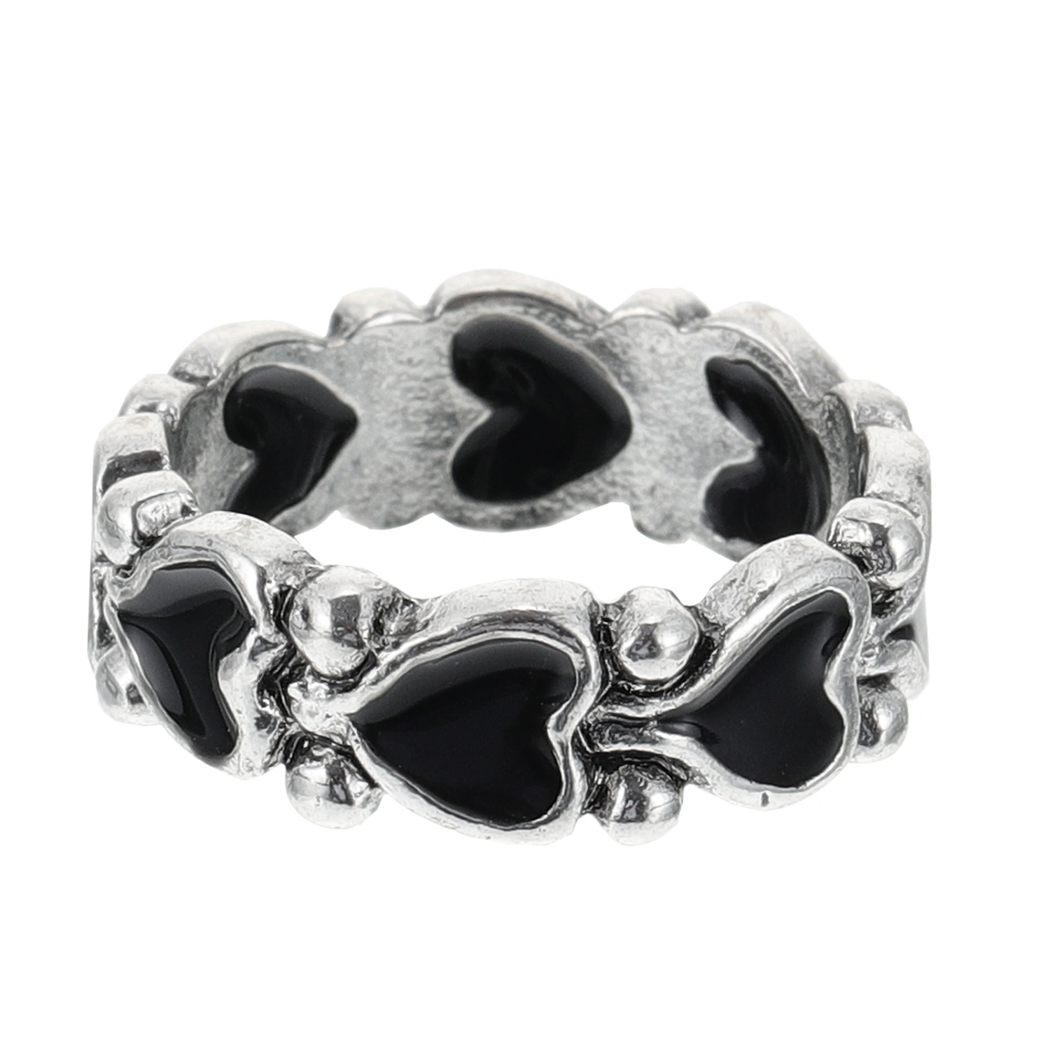 1pc Fashion Finger Ring Retro Style Ring Peach Heart Ring Finger Decoration