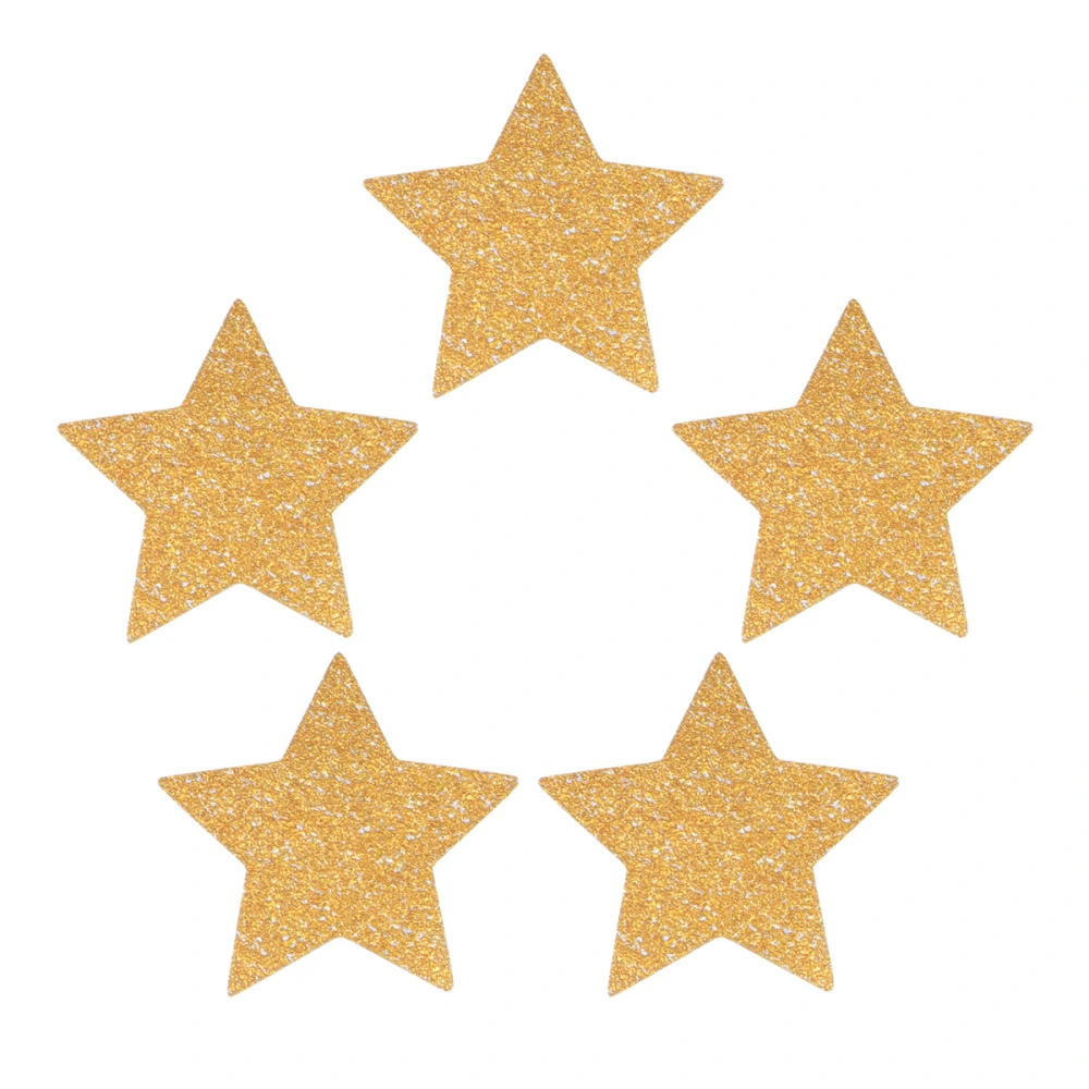 100pcs Glitter Star Confetti No Shed Glitter Hard Paper for Baby Shower Wedding Birthday Party Decoration(Golden)