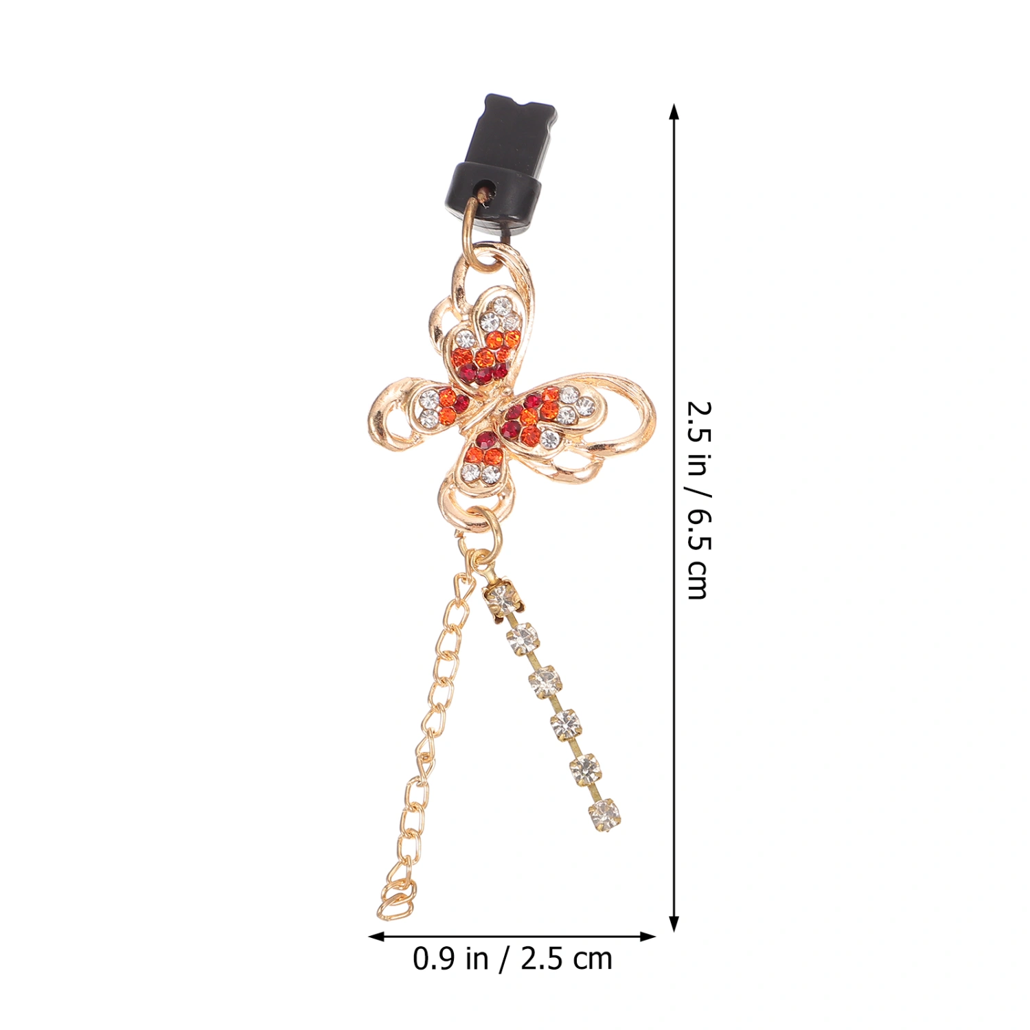2Pcs Anti-dust Phone Plug Covers Crystal Phone Props Practical Dust Plugs