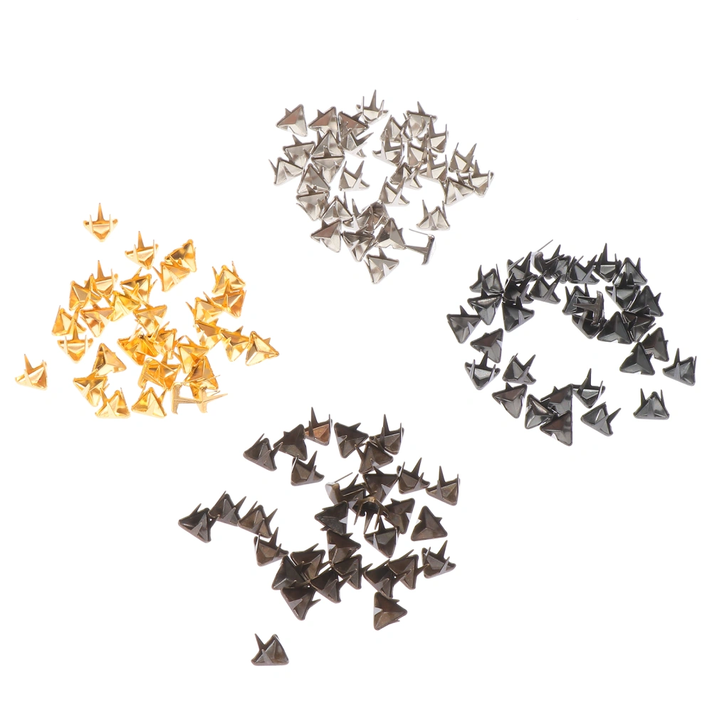 120pcs Alloy Rivets Claw Studs Doll Hats Rivets Doll Clothes Button Decors