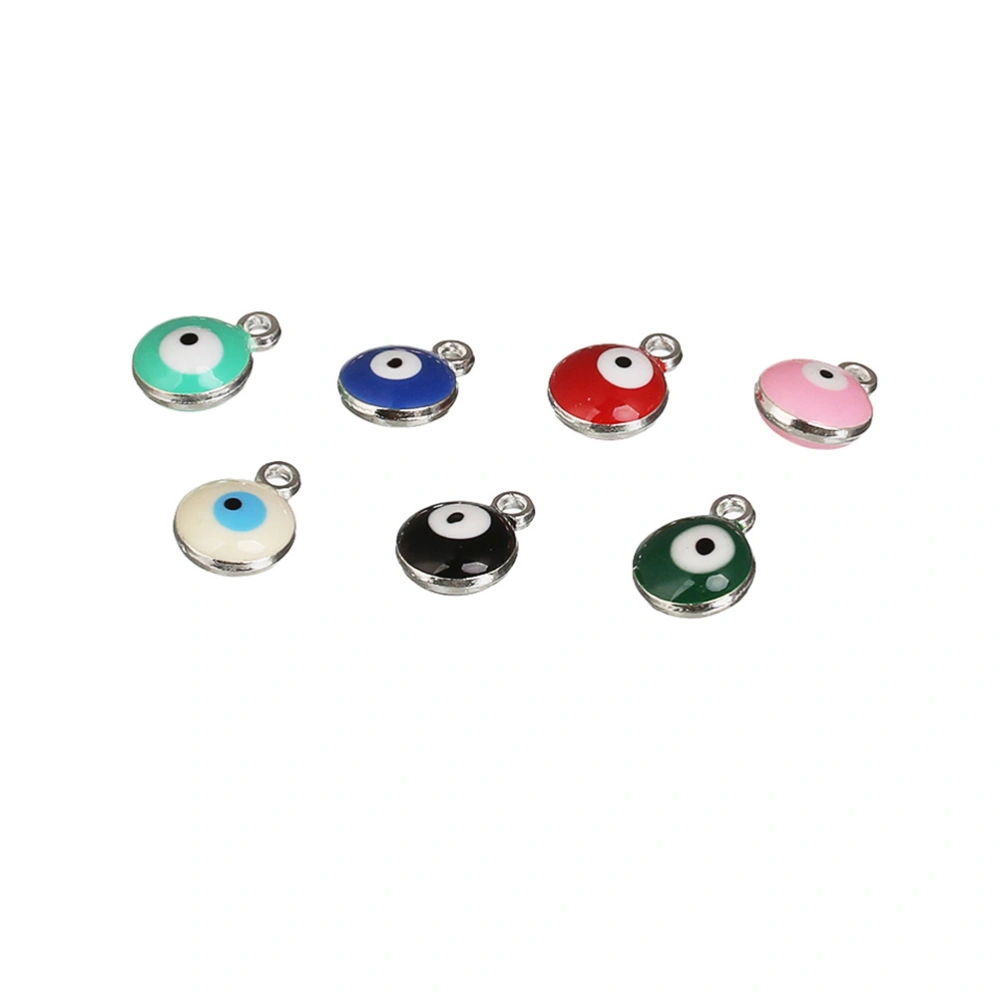 20pcs DIY Jewelry Accessories Alloy Dacamine Eye Pendant DIY Jewelry Pendant (Mixed Color)