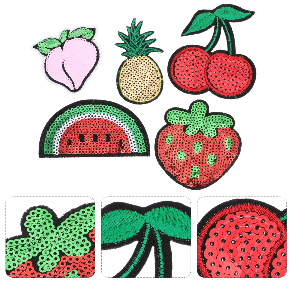 10pcs Garment Patches Adhesive Patches Cloth Fruit Patches Clothing Patches