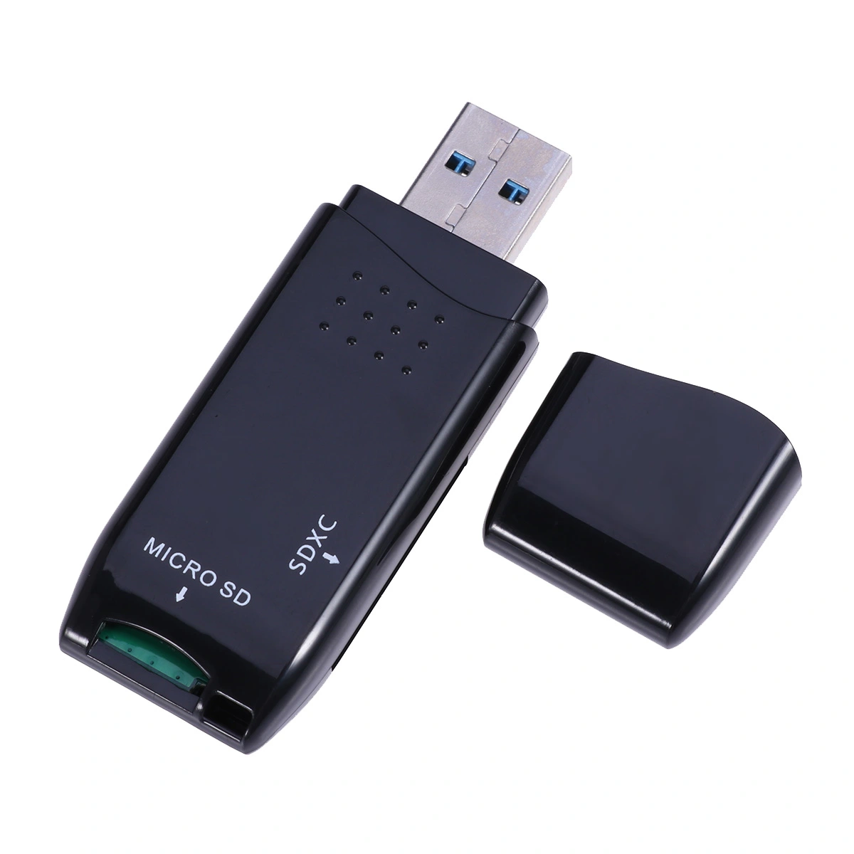 USB 3.0 Multi 2 in 1 Memory OTG Reader Adapter for TF Micro SD PC Computer Laptop Accessories (Black)