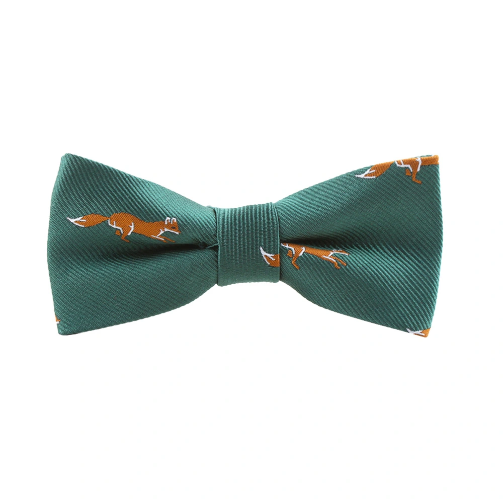 Kids Cartoon Bow Tie Polyester Printed Cravat Adjustable Bowtie Performance Accessories for Men Boys