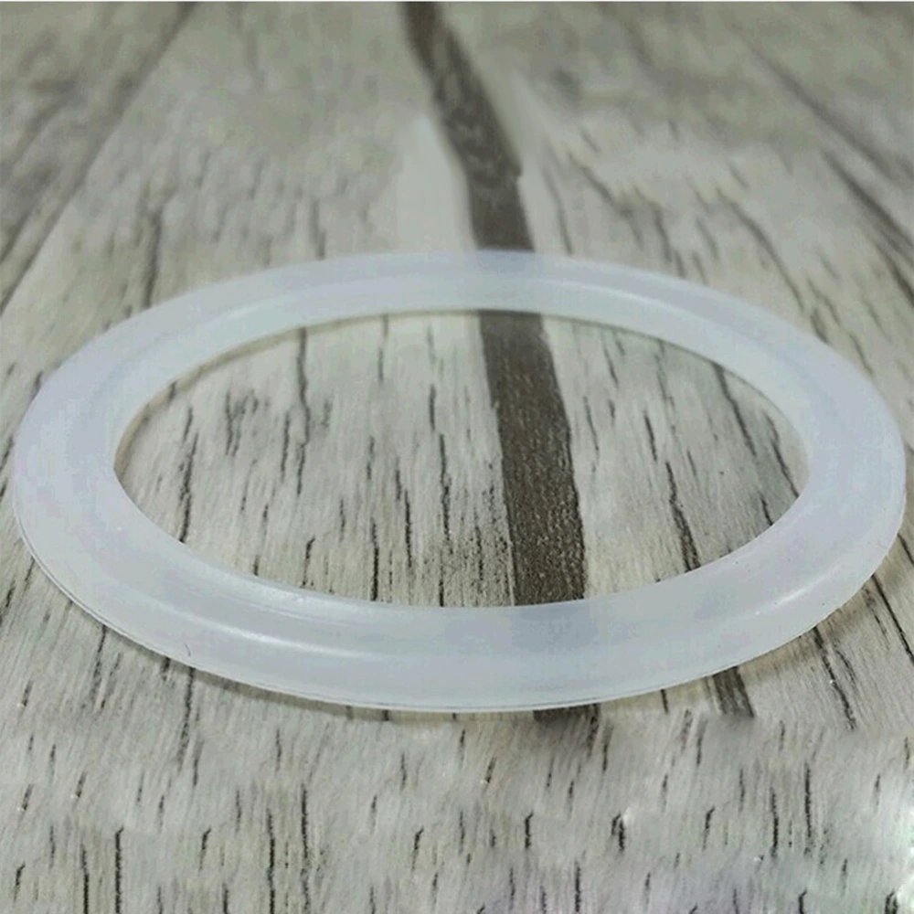 4 Pcs Practical Sealing Ring Silicone Cup Lid Seal Ring for Insulation Cup Vacuum Bottle(Outer Diameter 5.5cm, Inner Diameter 4.5mm, Thick 0.26cm/White)