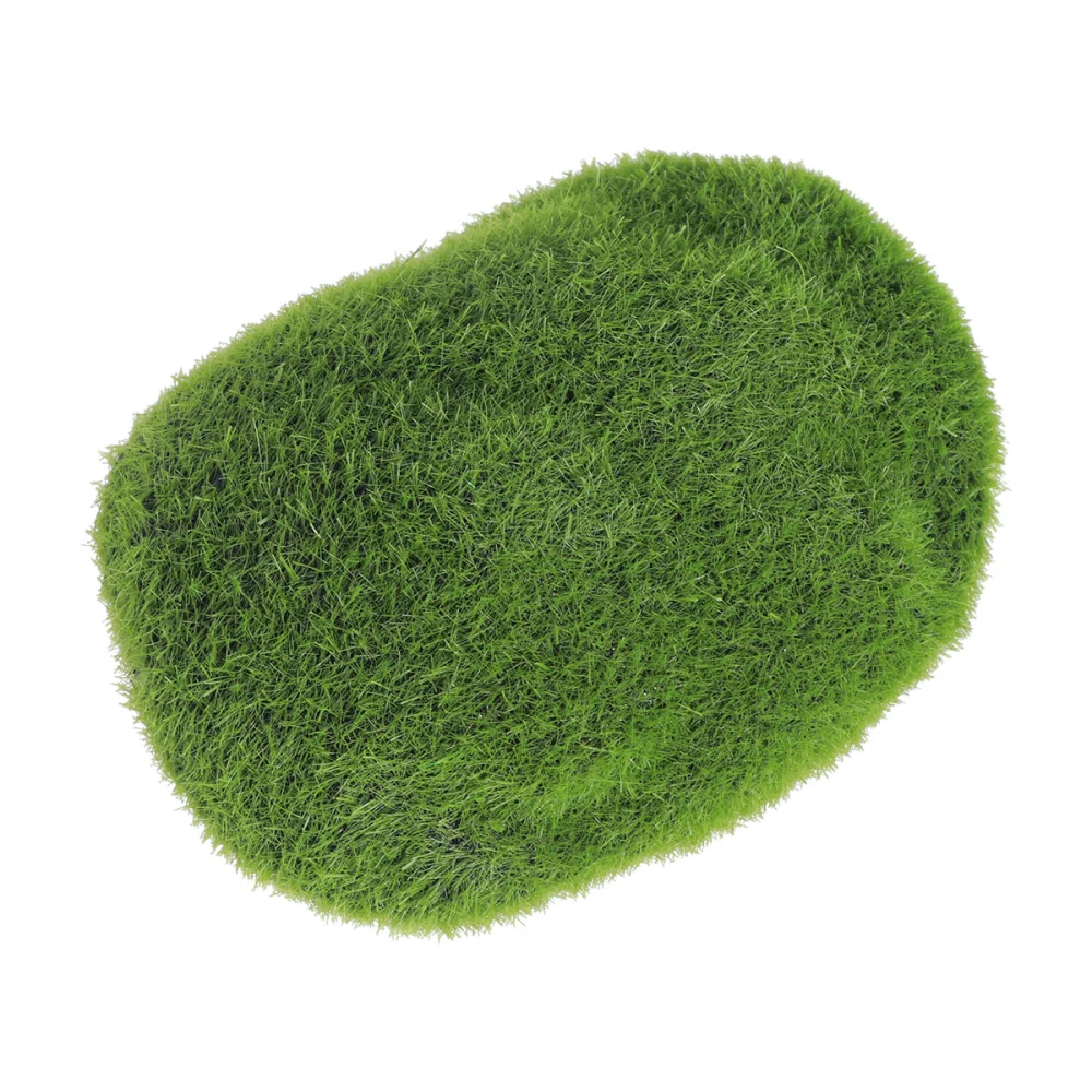 Artificial Moss Rocks Green Moss Balls Fuzzy Moss Cover Stones Varying Sizes for Floral Design Center Pieces Vases Fillers (Size M)