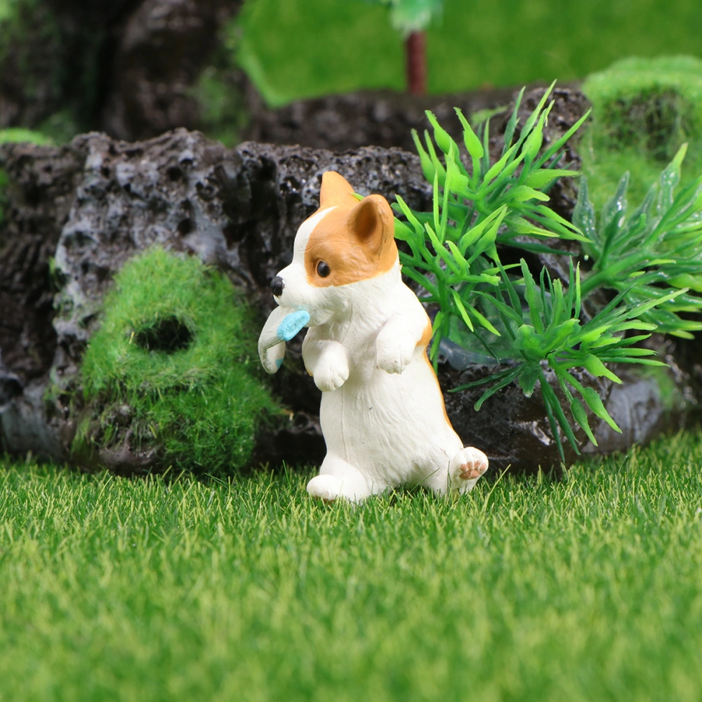 Delicate Carrying Socks Corgis Baking Gardening Adornment for Decoration Use