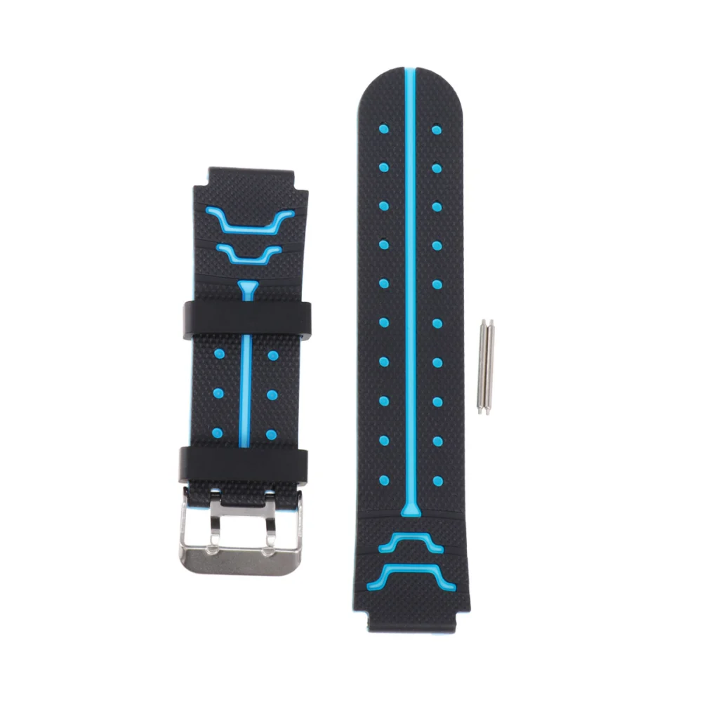 Fourth Generation Children Phone Watch Band Watch Strap for Children Wearing (Black and Blue)