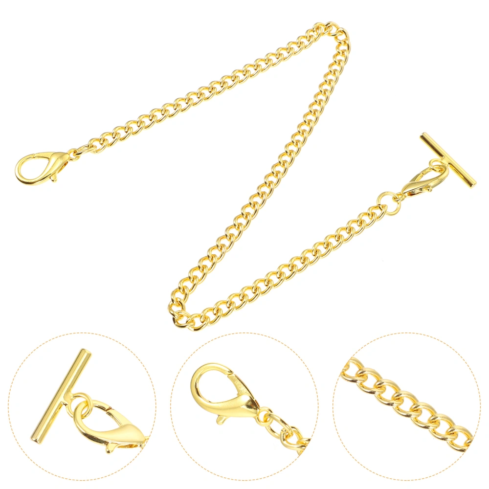 Pocket Watch Vest Chain T Bar Lobster Clasps Watch Chain Watch Link Chain