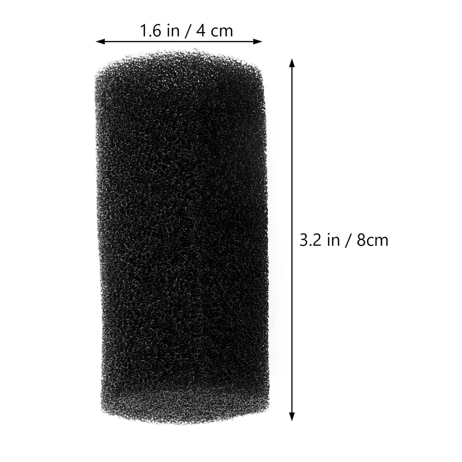 6 PCS Fish Tank Pre-Filter Sponge Roll Cartridge Replacement Filters for Aquarium (22mm)