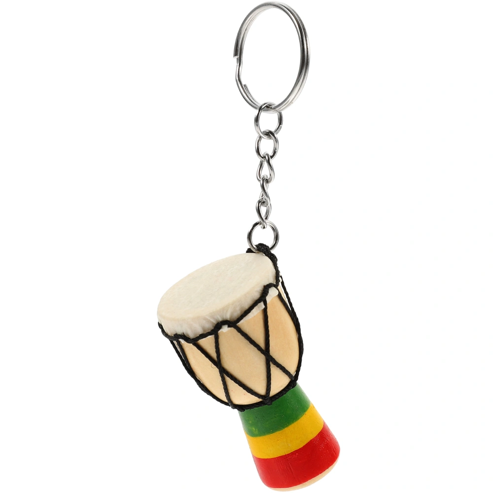 Drum Shaped Key Pendant Key Chain African Drum Key Chain Pendant Ornament