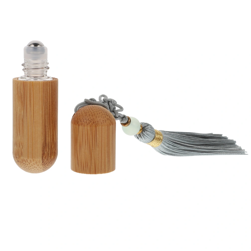 Chinese Style Tassel Bamboo Ball Bottle Perfume Essential Oil Sub-bottle