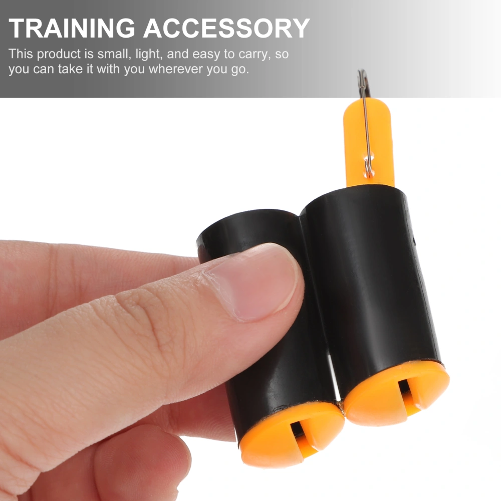 2Pcs Professional Ultrasonic Whistles Portable Training Whistles Small Whistles (Random Color)