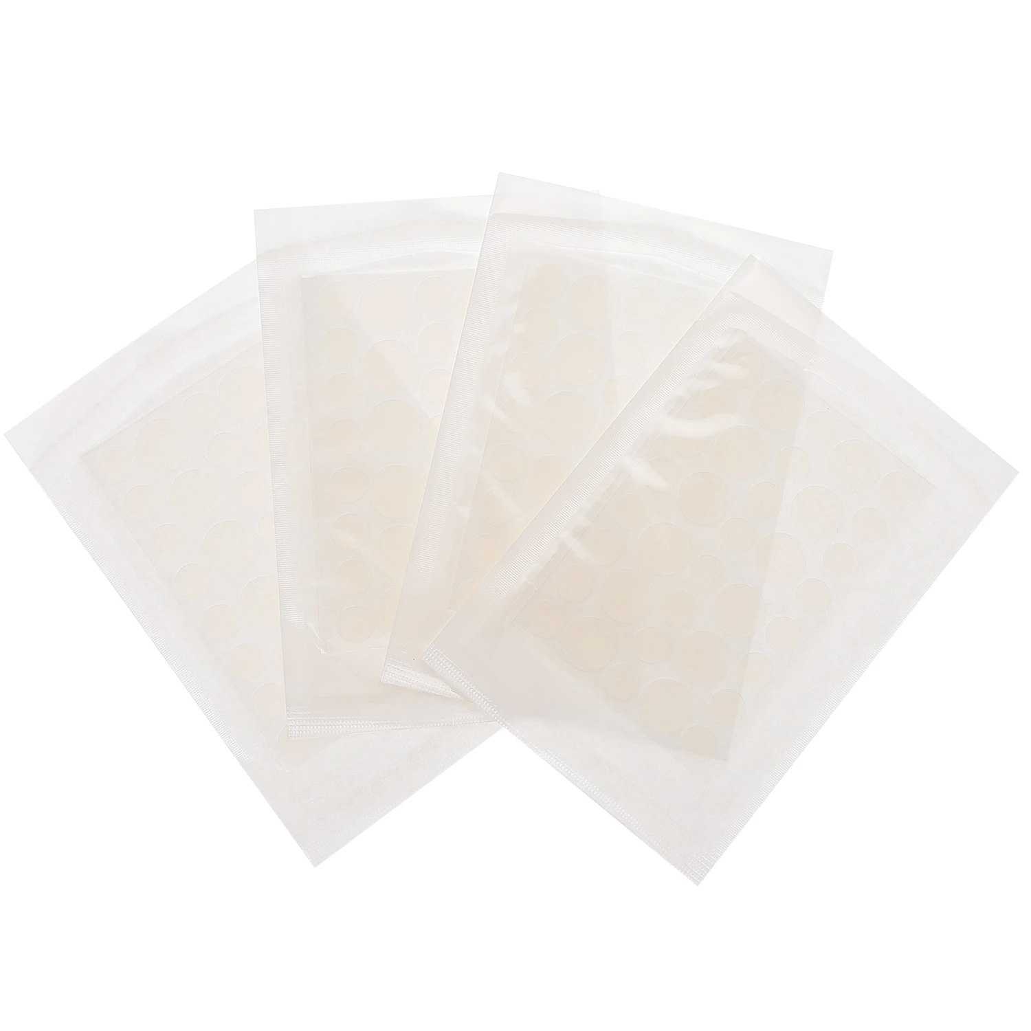 4 Sheets Waterproof Invisible Acne Patches Skin Care Pastes (Transparent)
