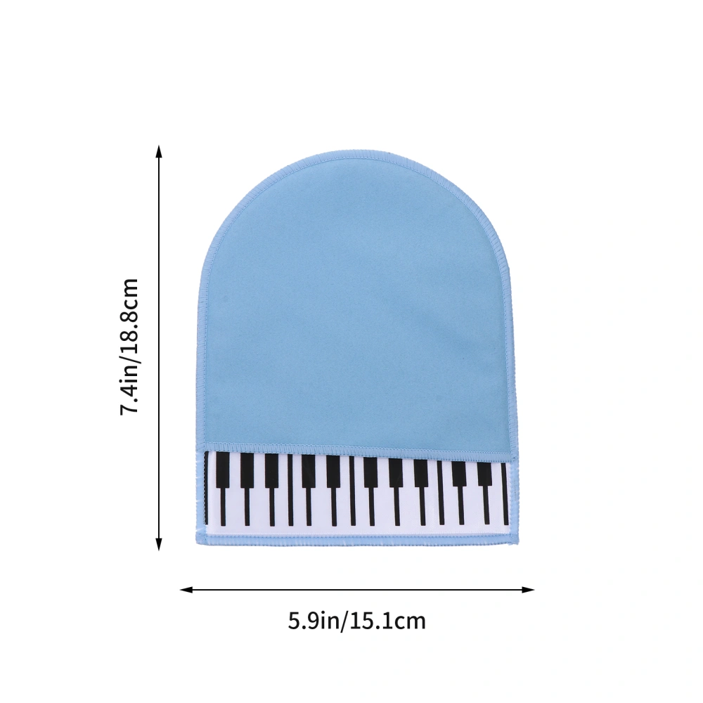 1pc Cleaning Cloth  Piano Practical Nursing Cleaning Cloth for Piano (Sky-blue)