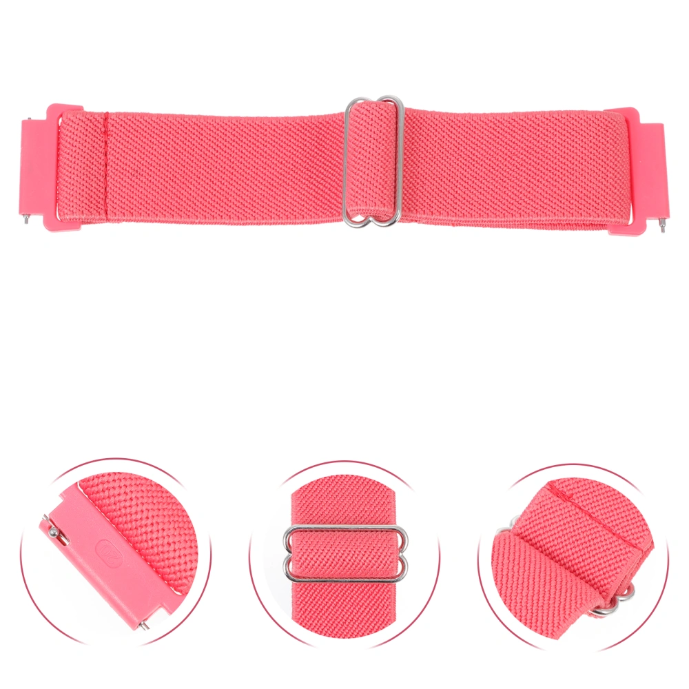 1pc Simple Weaving Wrist Strap Useful Watch Band Bracelet Stretch Watch Band