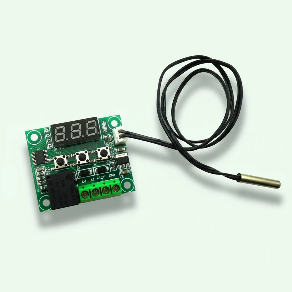 12V Programmable Thermostat Smart Digital Thermostat Cooling and Heating Temperature Controller for Central Air Conditioner Fan Coil Units
