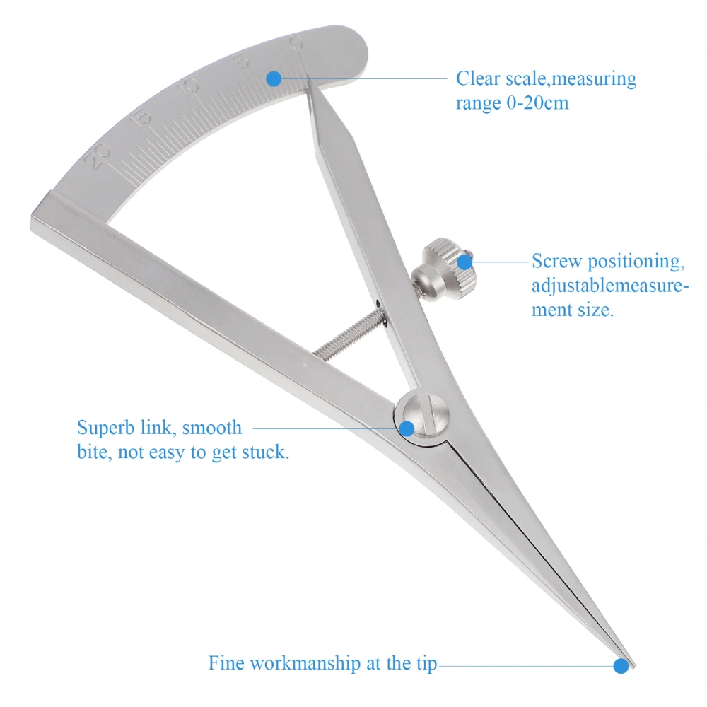 Double Eyelid Measuring Eye Gauge Stainless Steel Double Eyelid Surgery Ruler